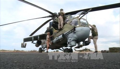 Nga lần đầu oanh kích yểm trợ cho lính bộ Syria